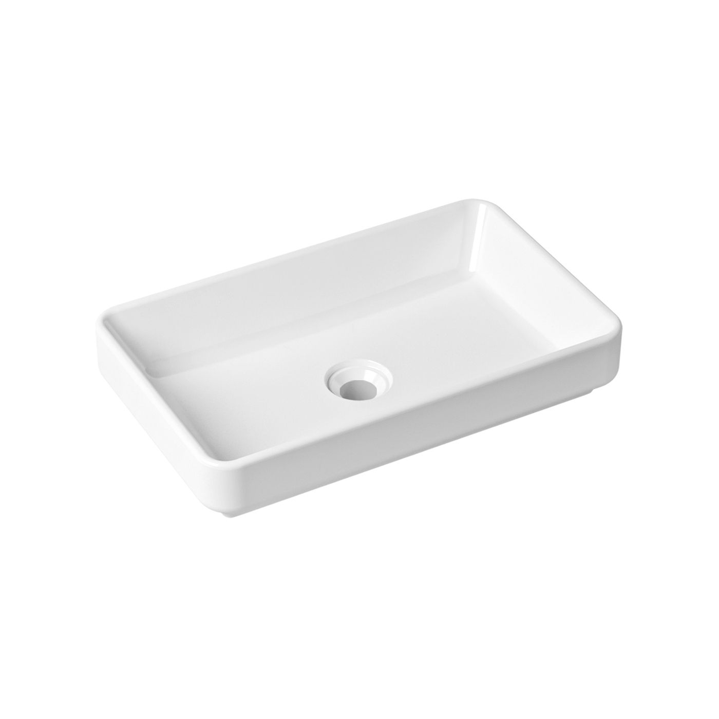 Раковина накладная для ванной комнаты Lavinia Boho Bathroom Sink Slim 33311004, умывальник из фарфора, ширина 55 см Раковина накладная для ванной комнаты Lavinia Boho Bathroom Sink Slim 33311004, умывальник из фарфора, ширина 55 см