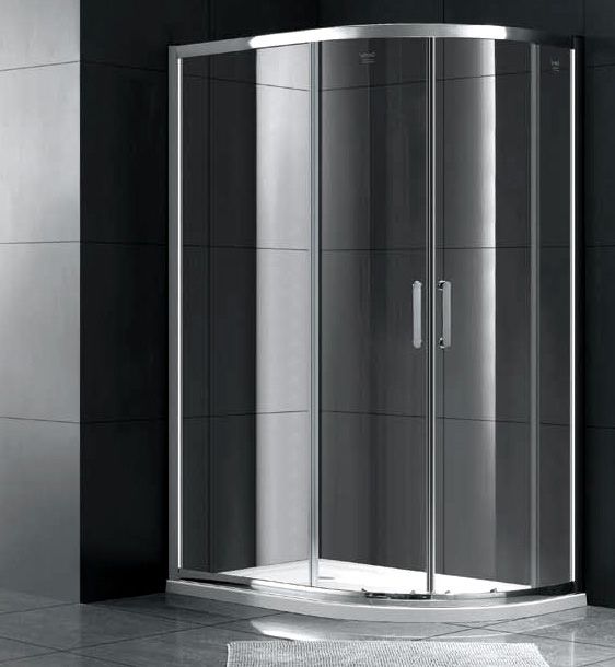 Душевой уголок Gemy Victoria S30212 110х80 профиль Хром стекло прозрачное