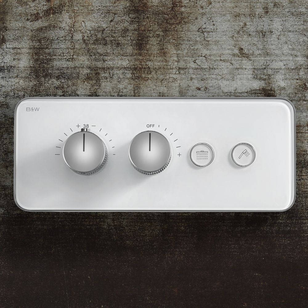 Комплект встроемого смесителя Black&White U7646