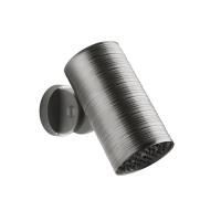 GESSI 316 TRAME Верхний душ Ø79 мм., с настенным креплением, тропический ливень, цвет Steel Brushed