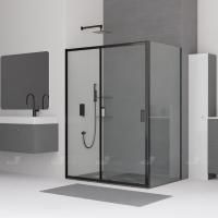 Душевой уголок RGW CL-48B (CL-14B + Z-050-1B) (1500x1000, Прозрачное)