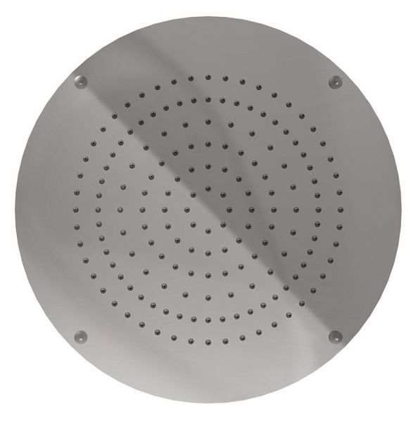 Graffio Kings, круглая потолочная душевая головка 35 см, 1 режим: дождь, цвет хром