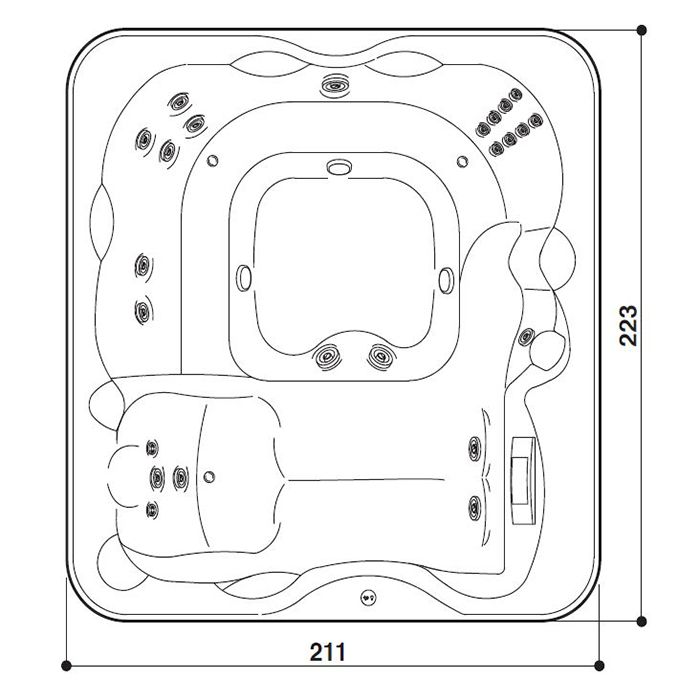 Jacuzzi LODGE L Минибассейн отдельностоящий ,цвет акрила Platinum, внешняя Sillwer wood, c г/м Hydro+Blower, утеплитель Eco Shield, без крышки Jacuzzi LODGE L Минибассейн отдельностоящий ,цвет акрила Platinum, внешняя Sillwer wood, c г/м Hydro+Blower, утеплитель Eco Shield, без крышки