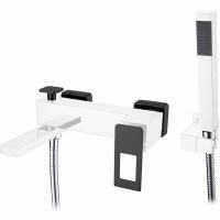 Смеситель для ванны QChromeBlack_Комплект