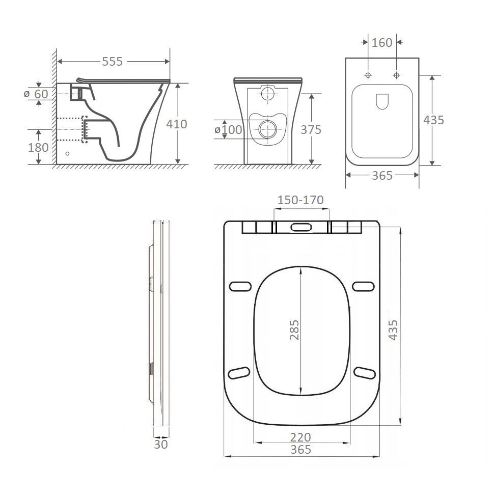 Унитаз MARMOLADA F напольный безободковый Cerutti SPA CT8906 Унитаз MARMOLADA F напольный безободковый Cerutti SPA CT8906