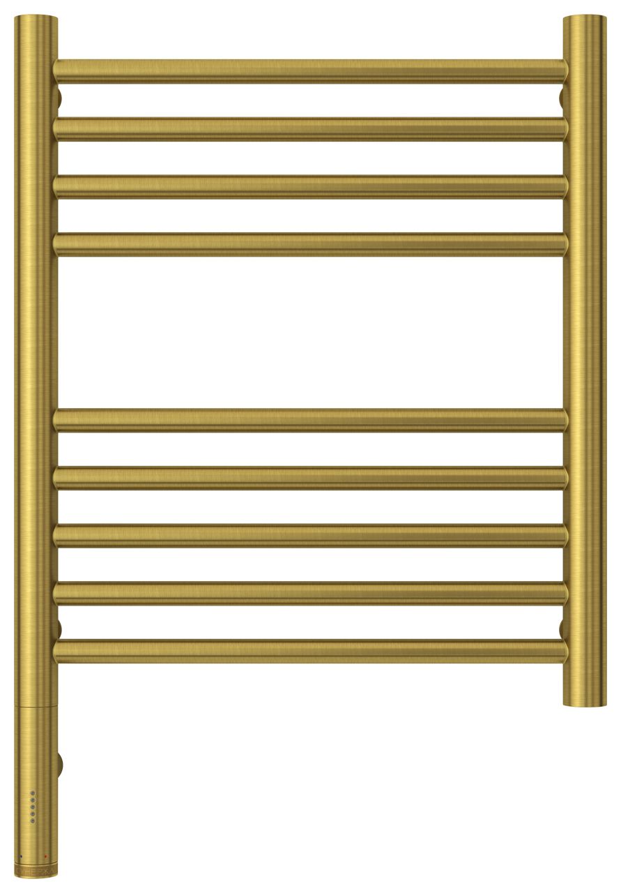 Полотенцесушитель электрический "БОГЕМА 3.0" прямая 500х400 / МЭМ левый (Состаренная латунь)