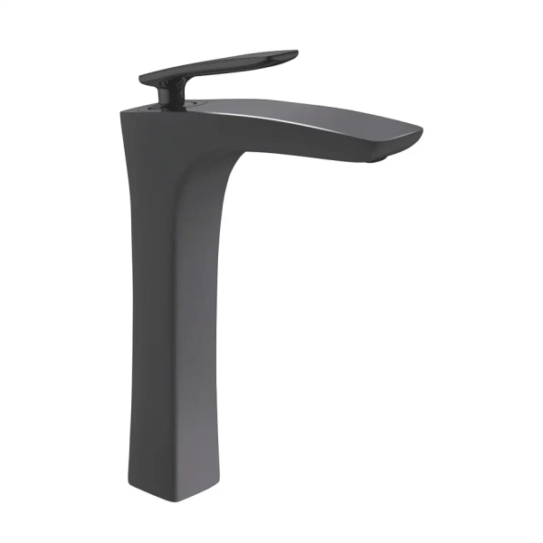 Смеситель для раковины высокий Rose R27H R2711H, черный