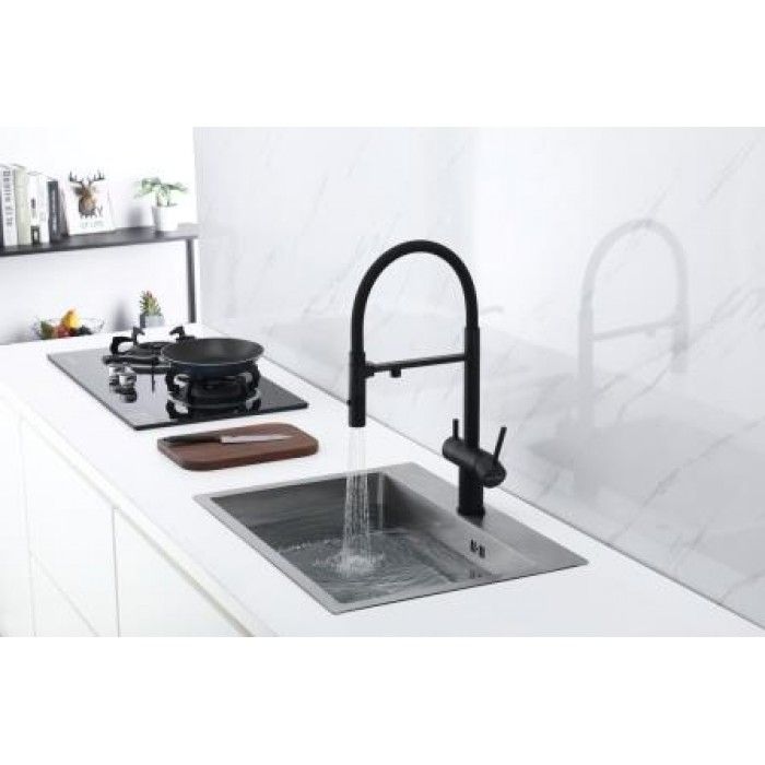 Смеситель для кухни Paulmark Magneto Ma213118-401 Антрацит Смеситель для кухни Paulmark Magneto Ma213118-401 Антрацит
