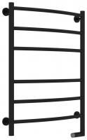 Полотенцесушитель электрический "ГАЛАНТ 2.0" 800х600 / МЭМ правый (Матовый Чёрный)