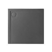 Душевой поддон, Artceram, Scacchi, тип установки-напольный, ширина, мм-900, глубина, мм-900, высота, мм-55, форма-квадратная, сифон-необходимо заказать, диаметр слива, мм-90, материал-искусственный камень, с антислипом, цвет-Grey Olive