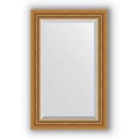 Зеркало Evoform Exclusive 83х53 Состаренное золото с плетением