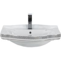 Раковина Creavit Klasik 66 KL065-00CB00E-XA00 Белая с декором