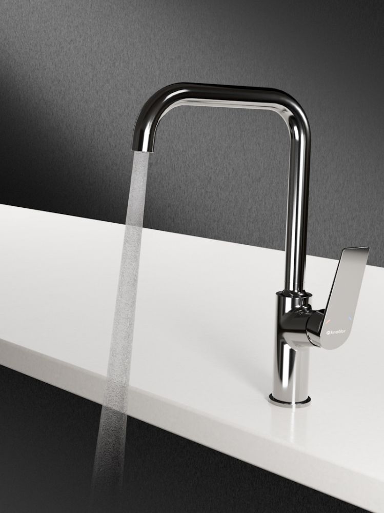 Смеситель для кухни Knotlor KN-61, хром, артикул KN-61