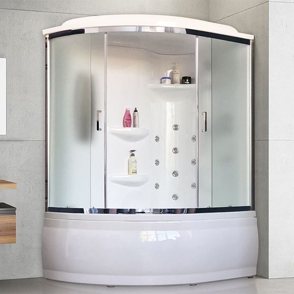 Душевая кабина Royal Bath ALP 140x95 RB140ALP-C-CH-R с гидромассажем стекло матовое задние стенки Белые Душевая кабина Royal Bath ALP 140x95 RB140ALP-C-CH-R с гидромассажем стекло матовое задние стенки Белые