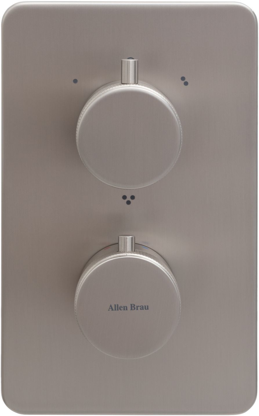 Смеситель для ванны Allen Brau Priority 5.31314-BN (с внутренней частью, 3 выхода) никель браш, артикул 5.31314-BN