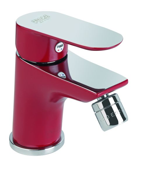 Смеситель для биде Fiore KEVON CHIC 81RX8130, хром/красный
