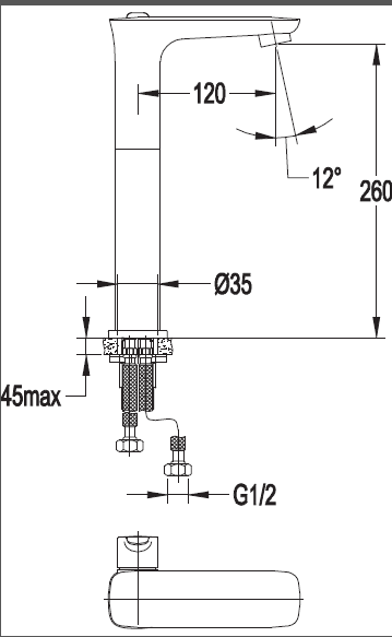 Смеситель для раковины CEZARES TESORO-LC-01