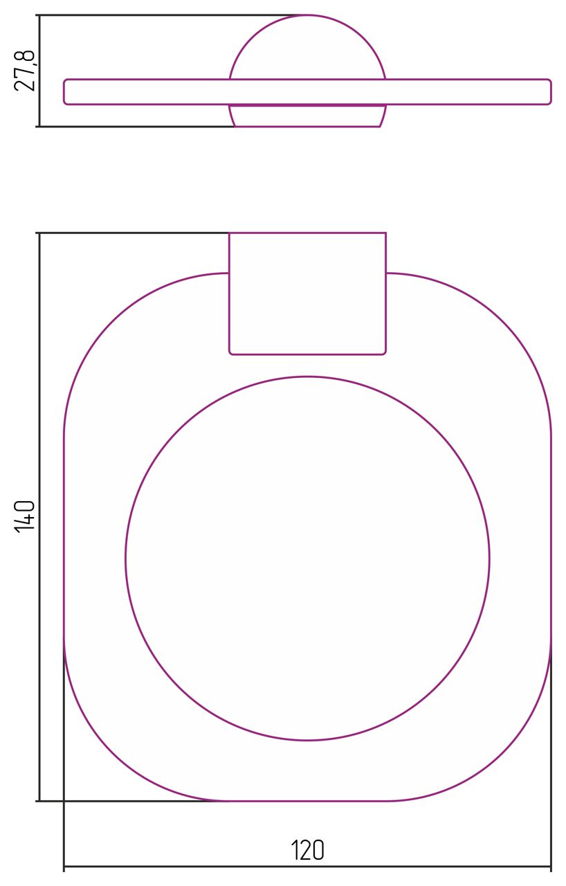 Мыльница Сунержа (Без покрытия)