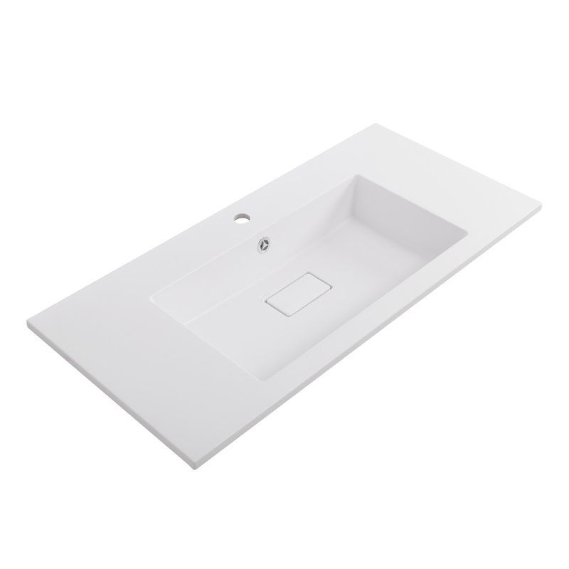 SLIDER База под раковину подвесная с одним выкатным ящиком, Bianco Opaco, 996x476x300, SLIDER-1000-1C-SO-BO, артикул SLIDER-1000-1C-SO-BO