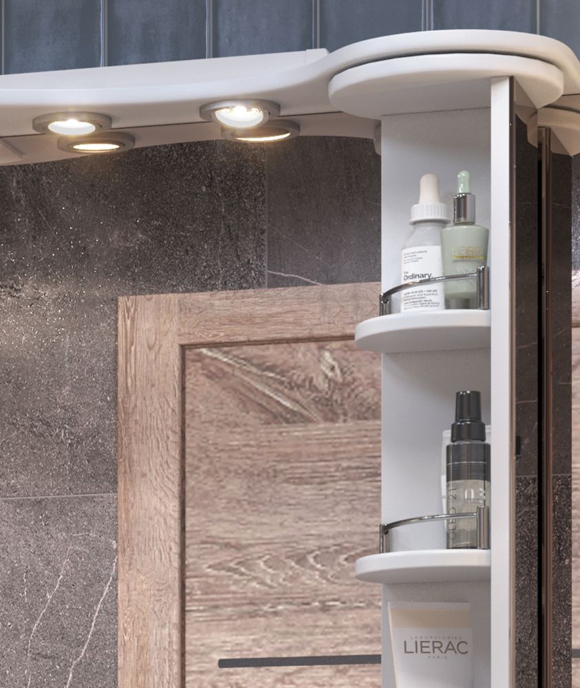 Зеркало со шкафом VIGO Callao zsh.CAL.70.El, 70.6 см, артикул zsh.CAL.70.El