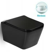 Унитаз SantiLine SL-5004MB подвесной с сиденьем Микролифт