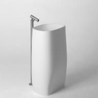 Agape Pear C Раковина напольная 55.5x40.9x90 см, без отв., выпуск в пол, цвет: белый Agape Pear C Раковина напольная 55.5x40.9x90 см, без отв., выпуск в пол, цвет: белый