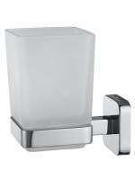 Стакан для зубных щеток с держателем WONZON & WOGHAND STILL, Хром (WW-6621)