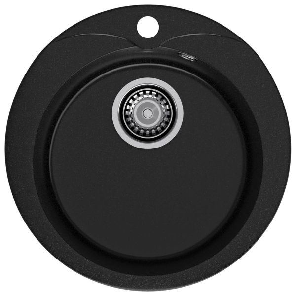 Кухонная мойка GranFest RONDO 480, черный