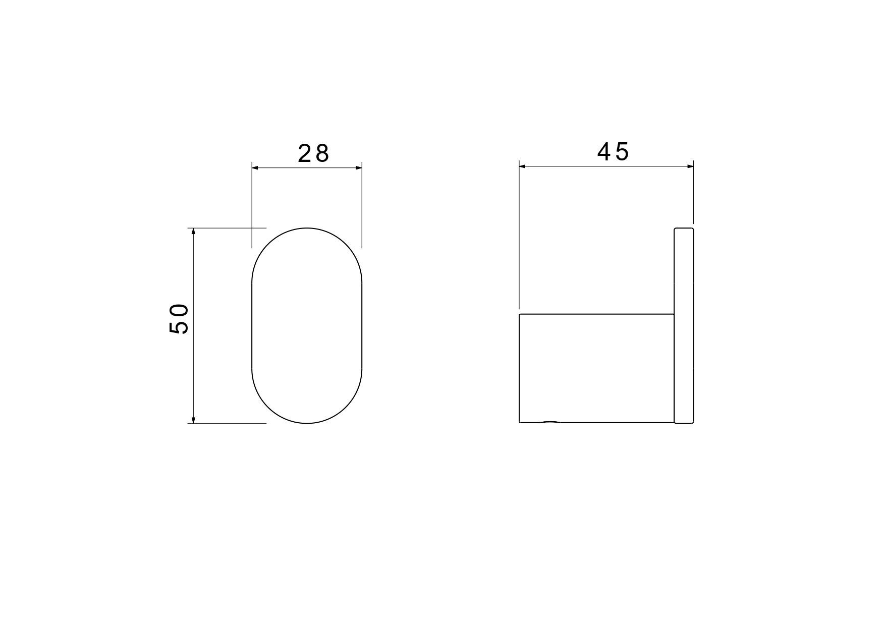 Крючок AQUATEK, матовый черный AQ4425MB ЛИРА Крючок AQUATEK, матовый черный AQ4425MB ЛИРА
