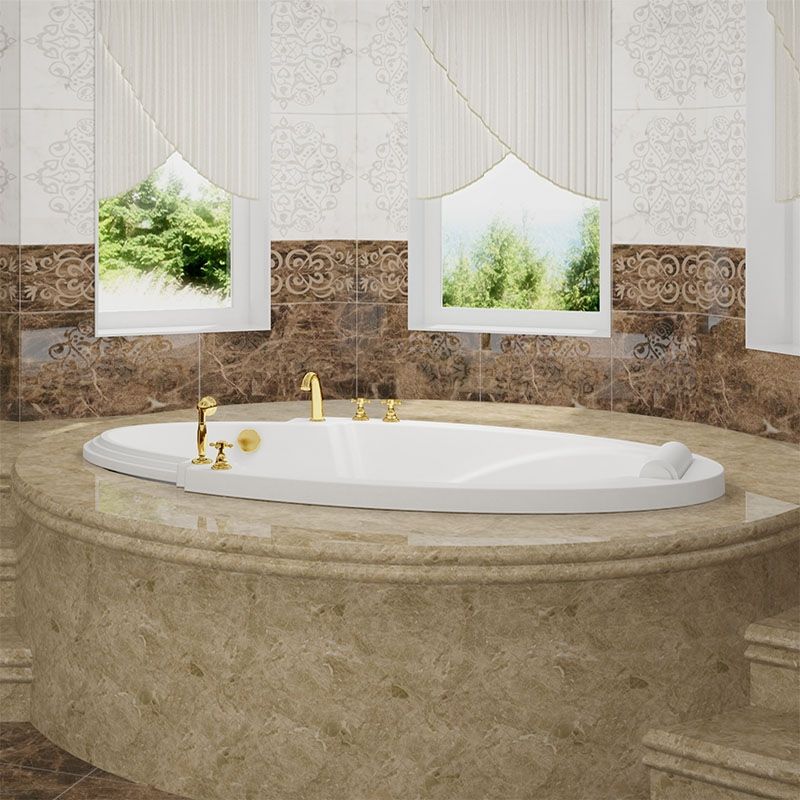 Акриловая ванна Radomir Fra Grande Ницца 190x110 встраиваемая без гидромассажа