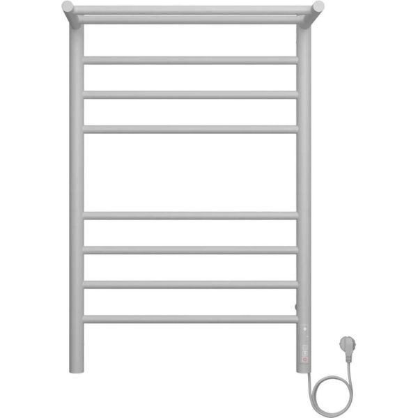 Полотенцесушитель электрический с полкой Terminus Аврора П8 50х80 КС 903, белый матовый