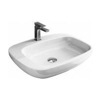 Artceram Dial Раковина подвесная/настольная 60x47 см, 1 отверстие, цвет белый