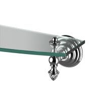 Devon  Diamond Полка стеклянная 600 мм, цвет держателей  хром