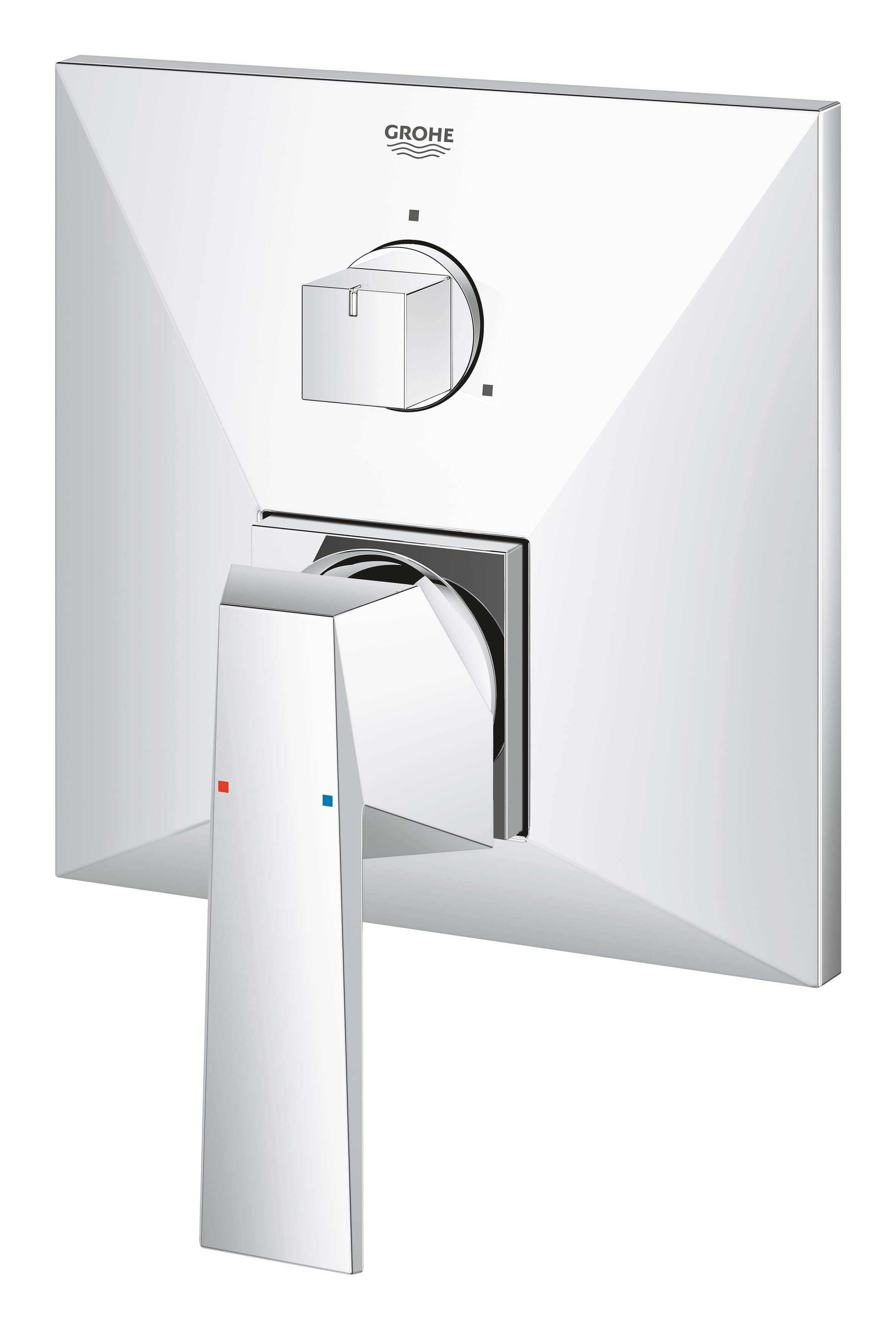 Внешняя часть смесителя для ванны GROHE Allure Brilliant с переключателем на 3 положения, хром (24099000)