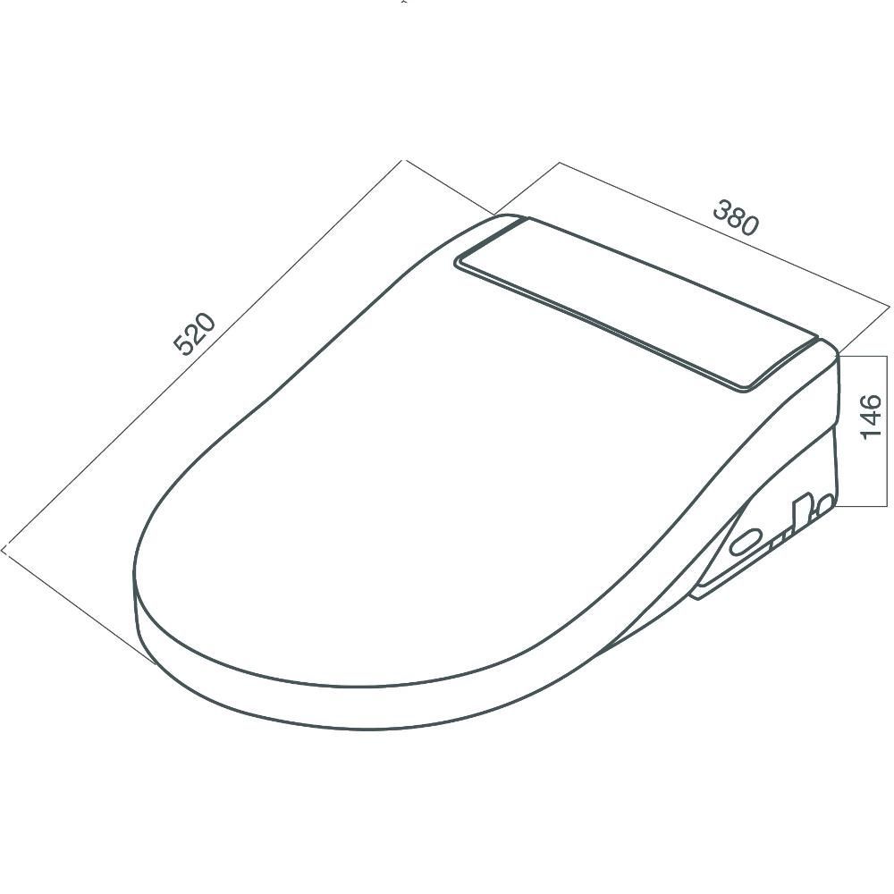 CCC7851WH Clean Care электронная крышка-биде CCC7851WH Clean Care электронная крышка-биде