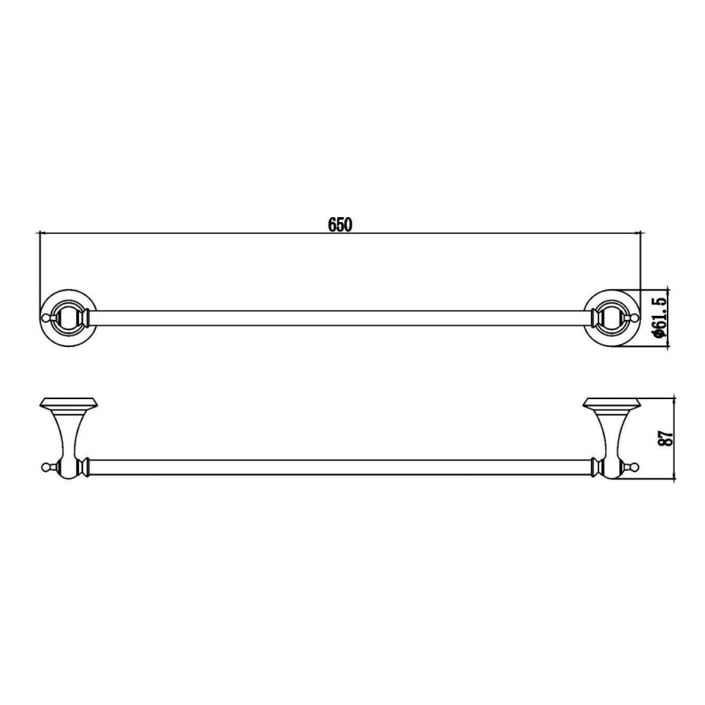 Полотенцедержатель Savol S-06924W, белый