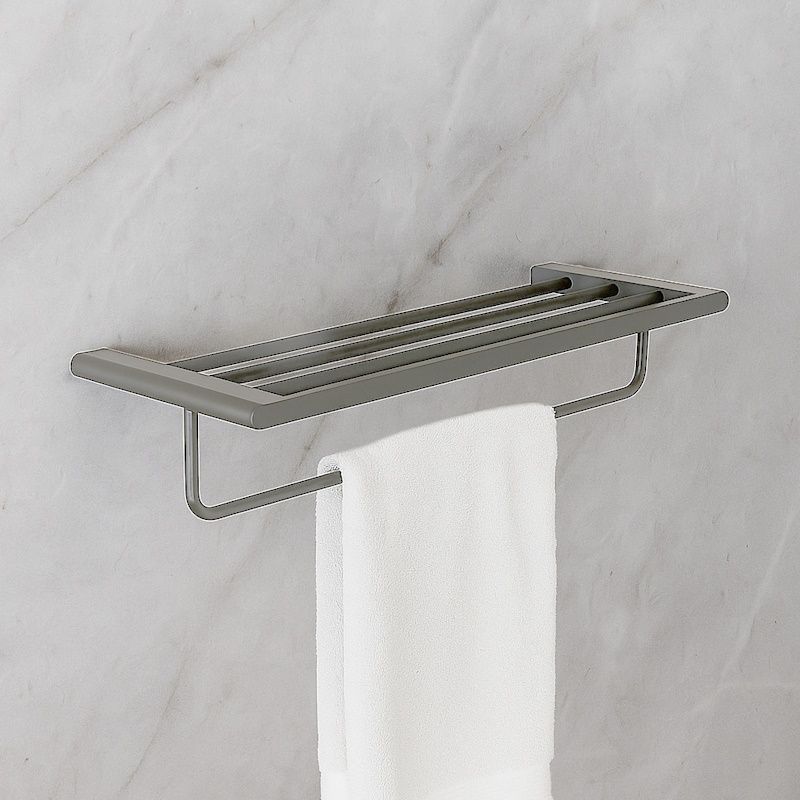 Полка для полотенец Knotlor TR101GM, оружейная сталь