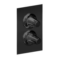 Смеситель для душа, Cisal, Vita, монтаж-встраиваемый, внутренняя часть-необходимо заказать, цвет-Matt Black