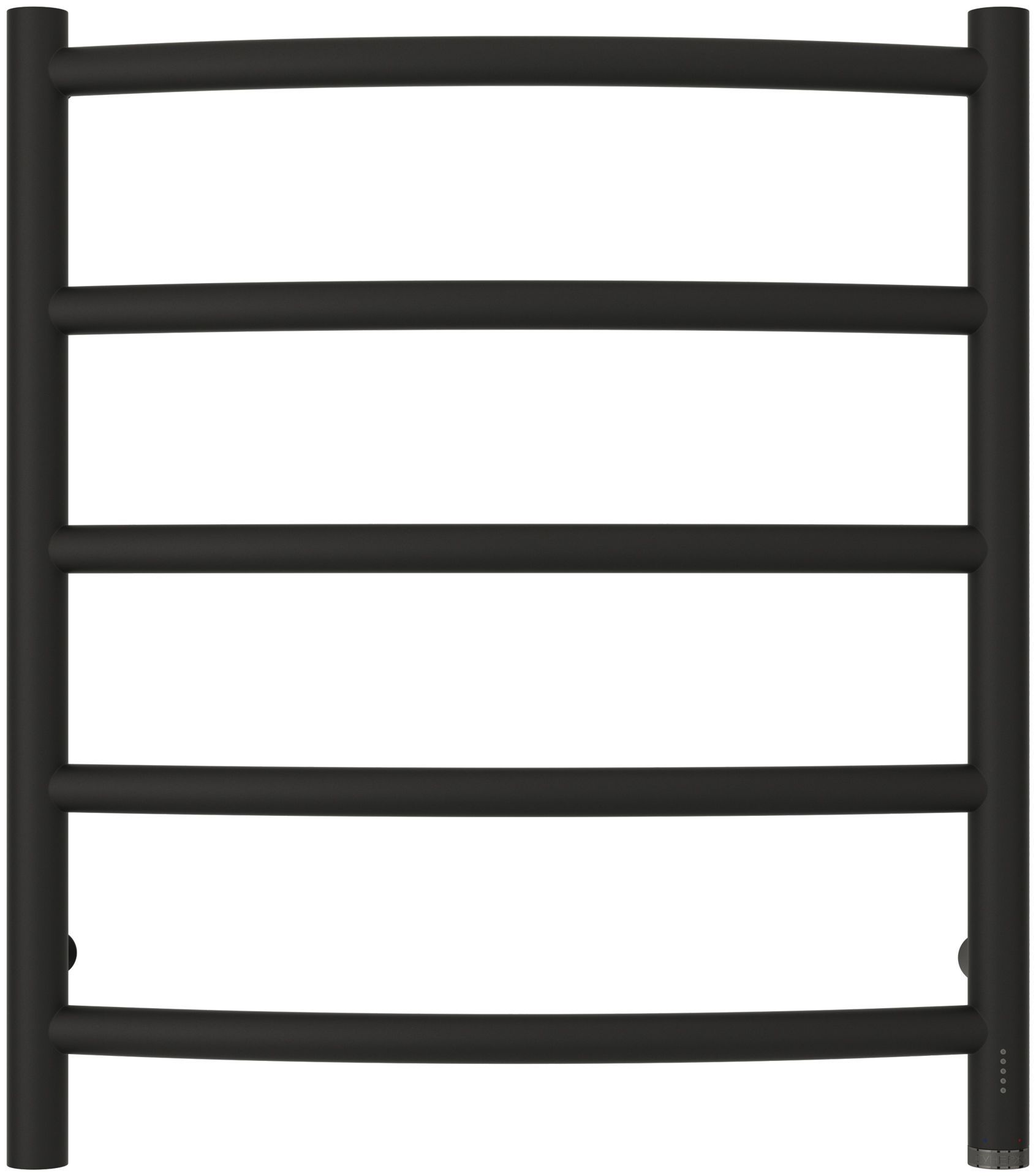 Полотенцесушитель электрический "ГАЛАНТ 4.0" 600х500 правый (Тёмный титан муар)