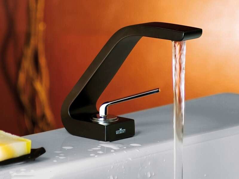 Смеситель для раковины Webert Wolo WO830102564, черный, артикул WO830102564