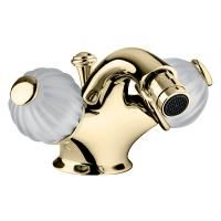 Bongio Rivoli Смеситель для биде, цвет золото/хрусталь