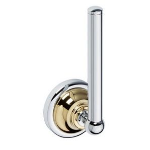 Держатель Retro  для запасного рулона туалетной бумаги 65x160x65мм, злато/хром