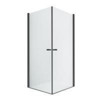 Душевое ограждение NEW TRENDY NEW SOLEO BLACK 2D 80x100x195 D-0230A/D-0232A (черный)