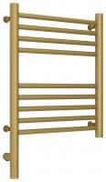 Полотенцесушитель электрический "БОГЕМА 3.0" прямая 500х400 / МЭМ левый (Матовое золото)