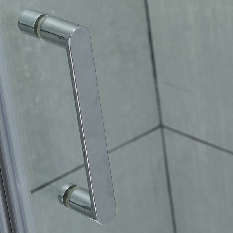 Душевая дверь в нишу Orange E02-150TCR 150 профиль Хром стекло прозрачное