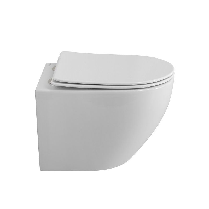 SFERA-TOR Чаша унитаза подвесного безободкового, смыв TORNADO BB046CH-TOR, артикул BB046CH-TOR