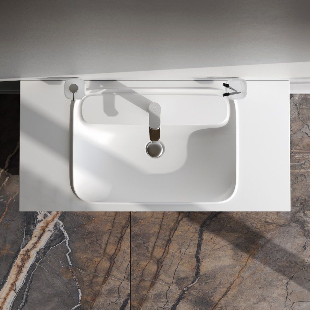 M8FFUX1001WG Func, База с нишей, 1 ящик (pull-out), 100 см, цвет белый глянец M8FFUX1001WG Func, База с нишей, 1 ящик (pull-out), 100 см, цвет белый глянец