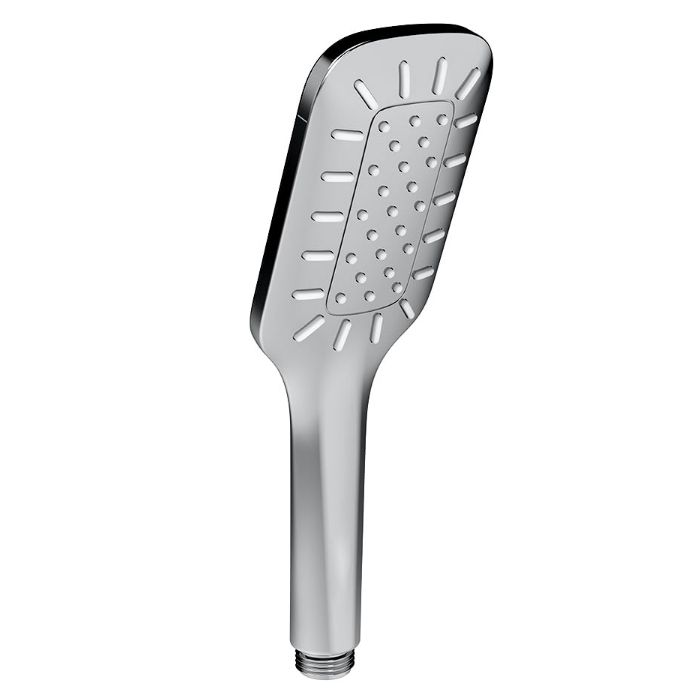 Ручной душ, Laufen, City, размер душевого диска, мм-73*100, форма-прямоугольная, количество режимов-1, материал-металл, цвет-хром