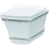 Подвесное Биде с узором Hermitage CHROME