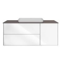 Тумба PLAZA Modern подвесная 120 белый 3 ящика